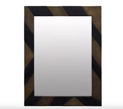 Aris Black and Gold Wall Mirror