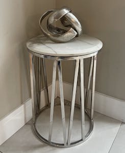 Envoy Lamp Side Table - Marble
