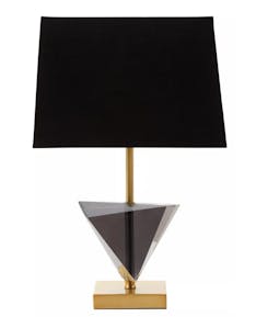 Halina Smoked Crystal Table Lamp