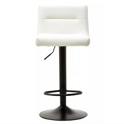 Baina Leather Effect Bar Stool