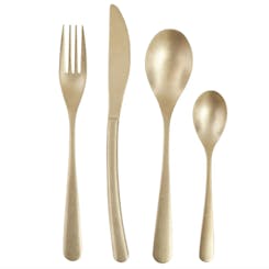 Avie 16Pc Cutlery Set With Curved Handles