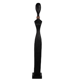 Abstract Female Sculpture Black Large