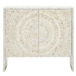 Obra White Mother of Pearl Cabinet