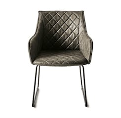 Brown Velvet Rosco Dining Armchair