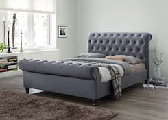 Grace Bed in Champagne or Grey - 5'