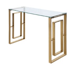 Apex Gold Metal Console Table